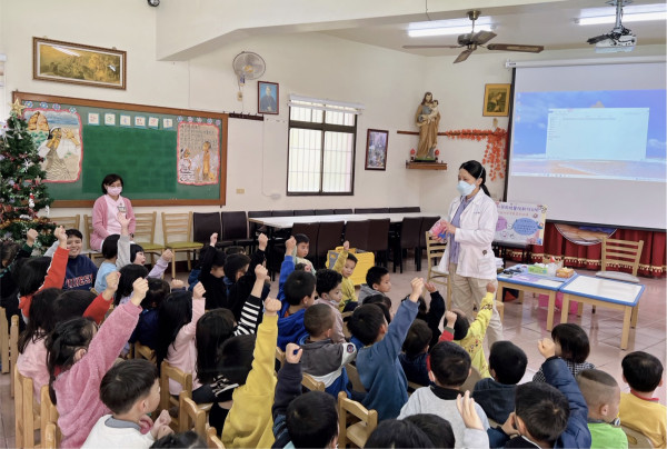 有獎徵答活動。（圖／臺北榮民總醫院新竹分院 提供）
